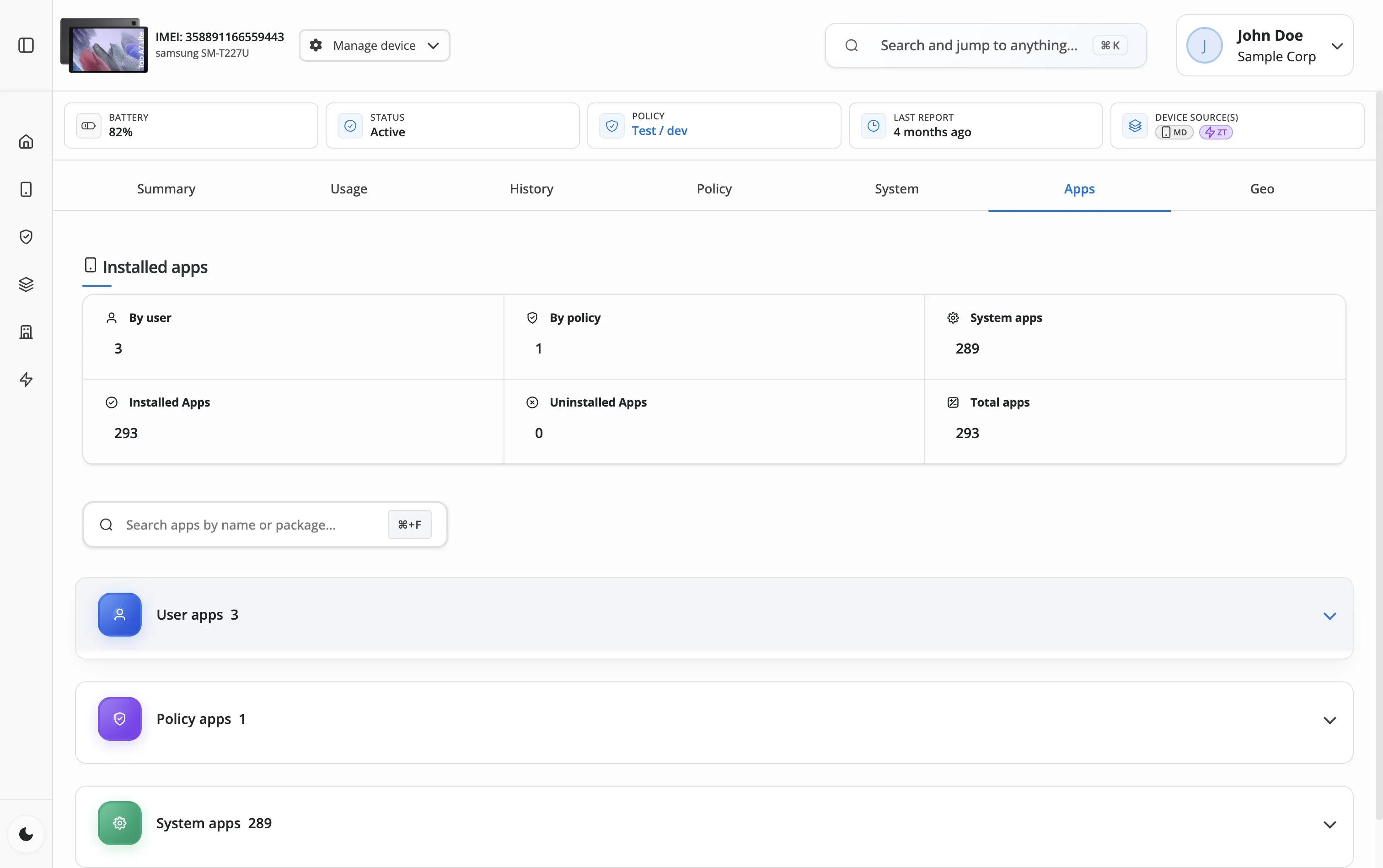App Management