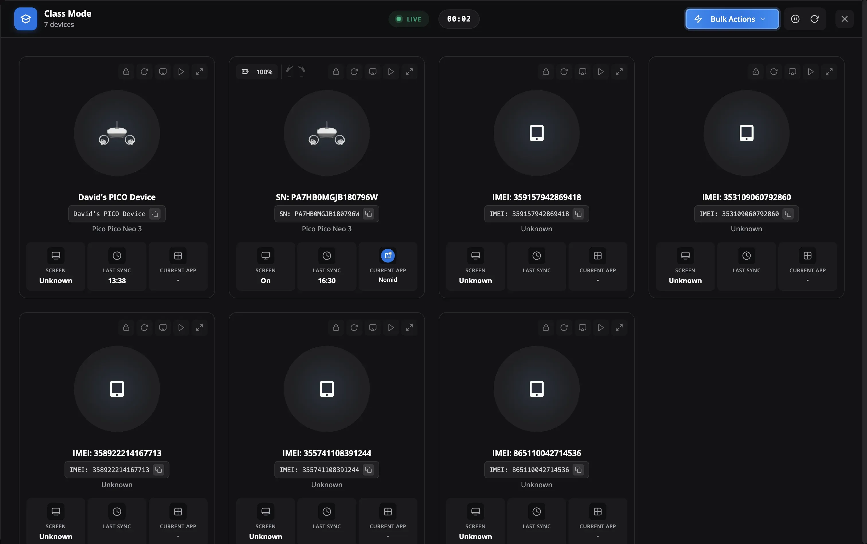 Gerenciamento de Dispositivos Educacionais