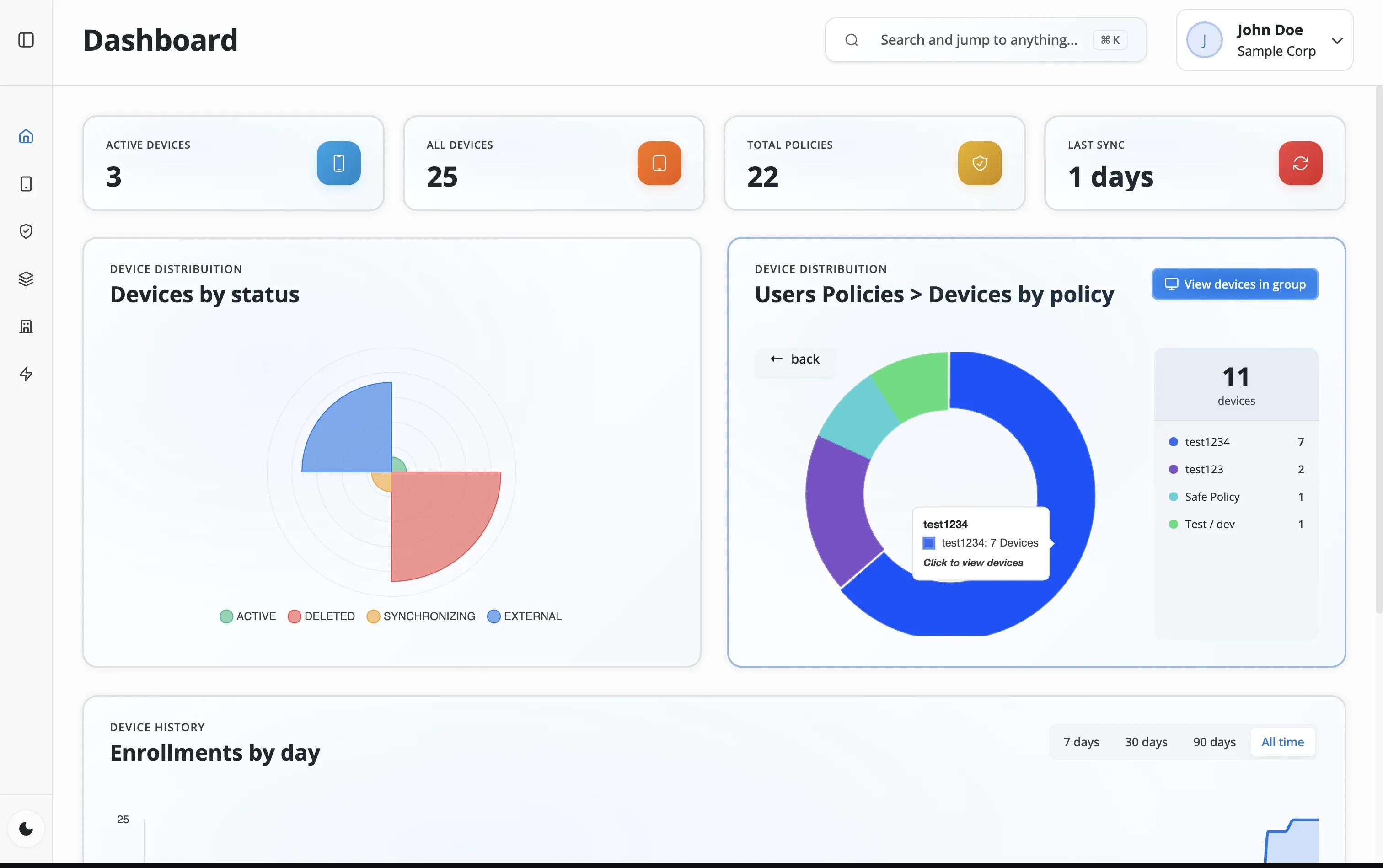 Policy Distribution