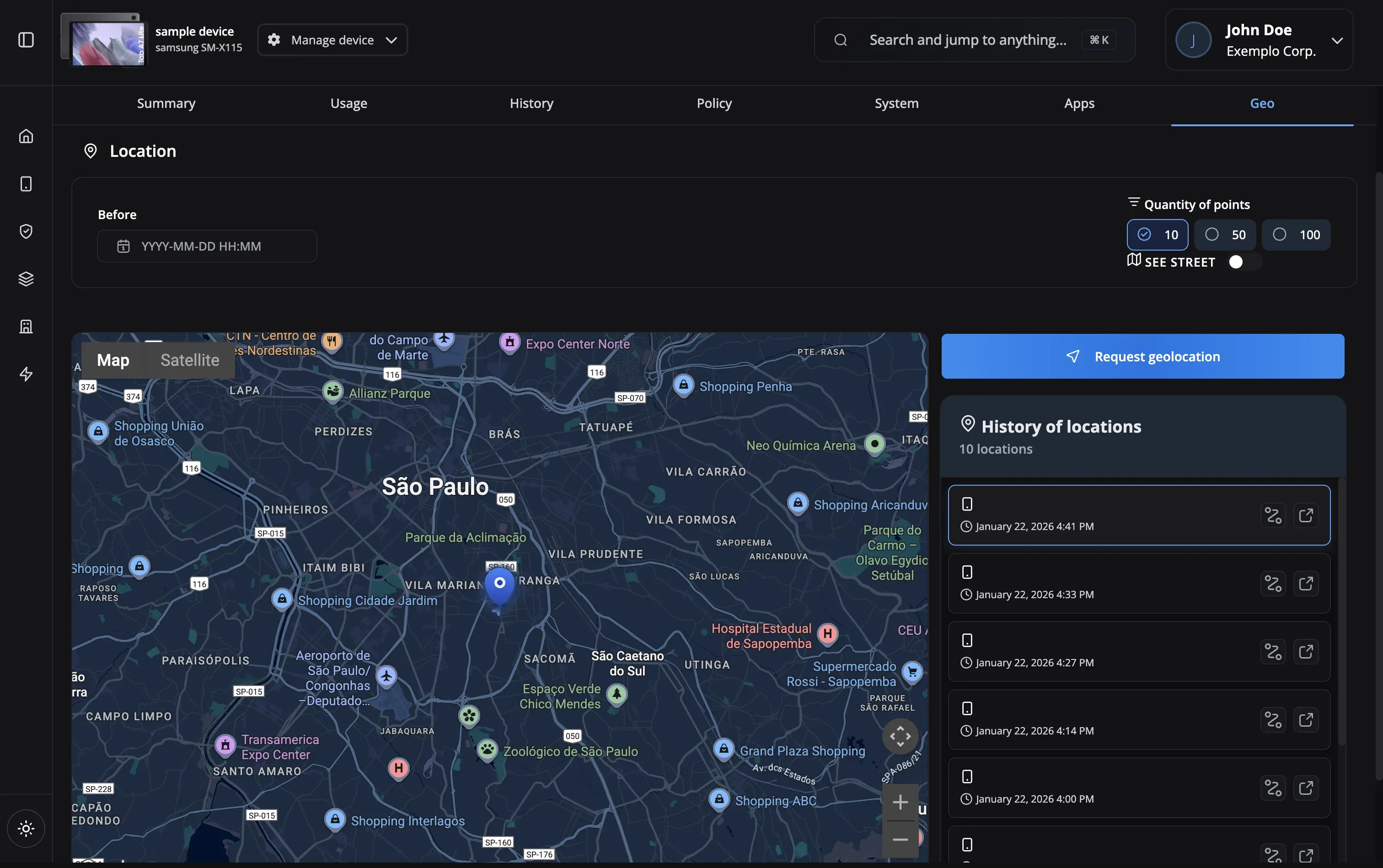 Real-Time Fleet Tracking