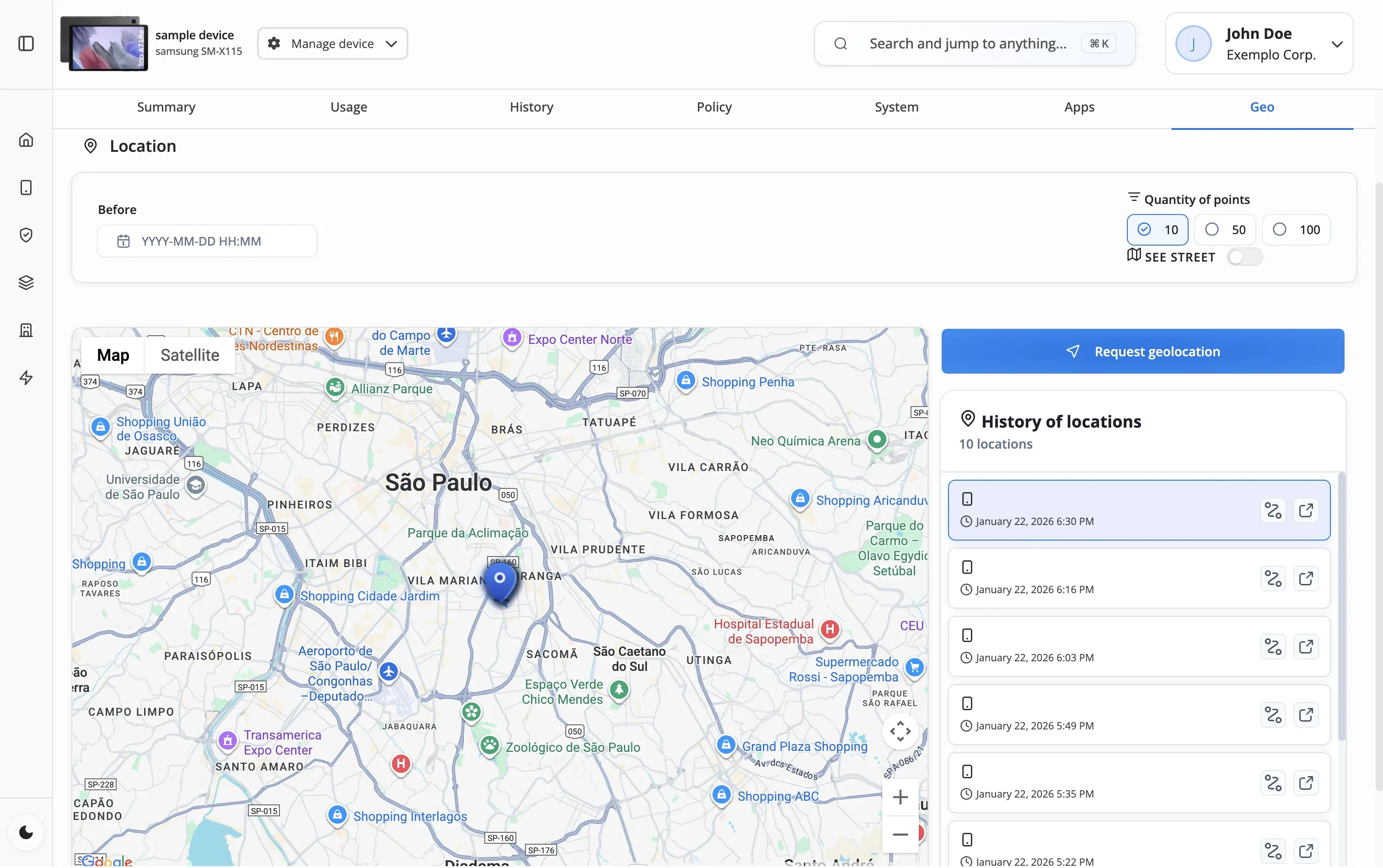 Real-Time Fleet Tracking