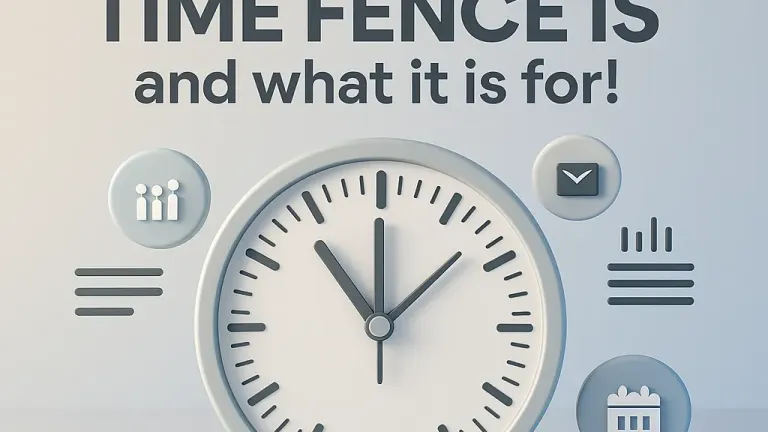 ¿Qué es un Time Fence en MDM? Cómo funciona y por qué lo utilizan los equipos de TI
