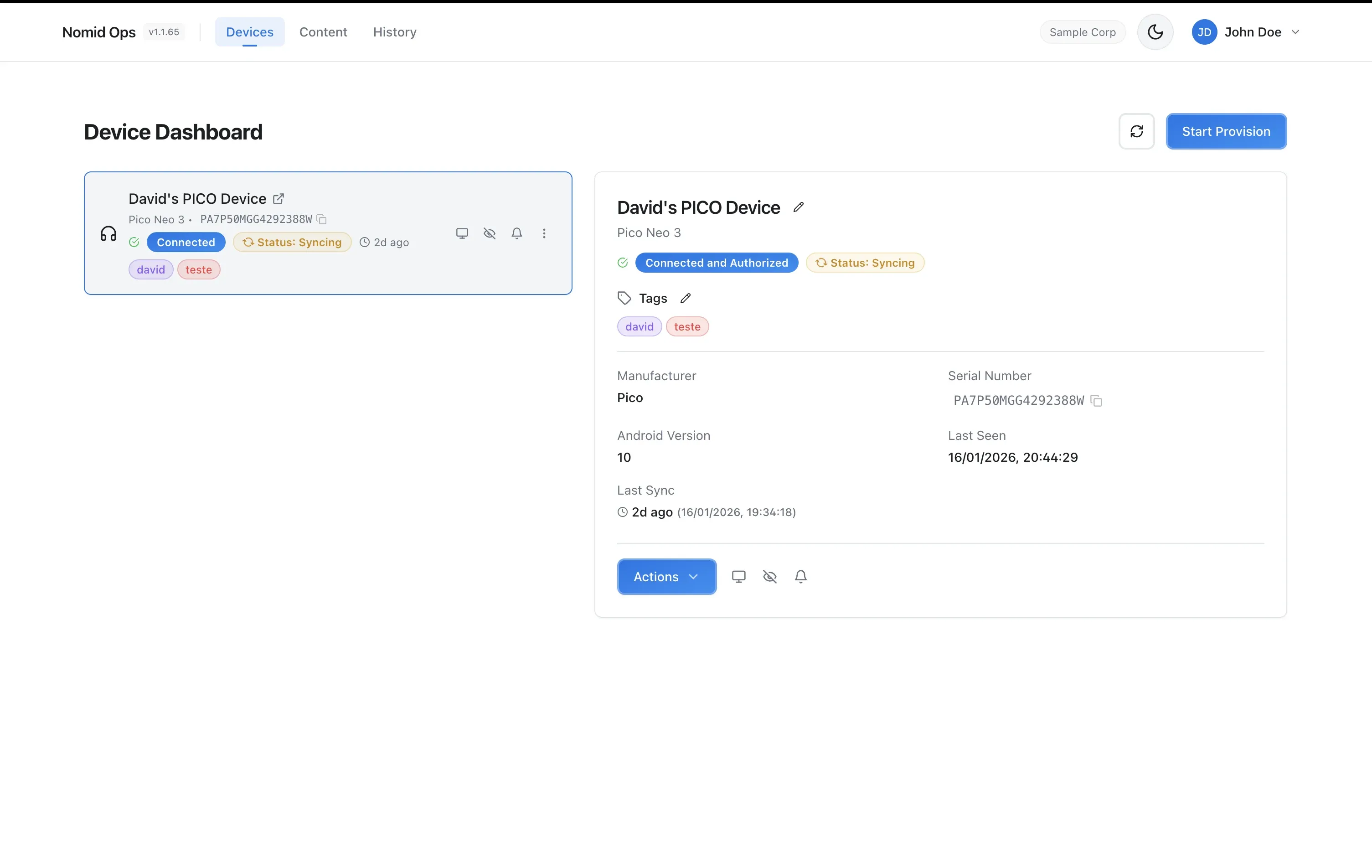 Vr Enrollment