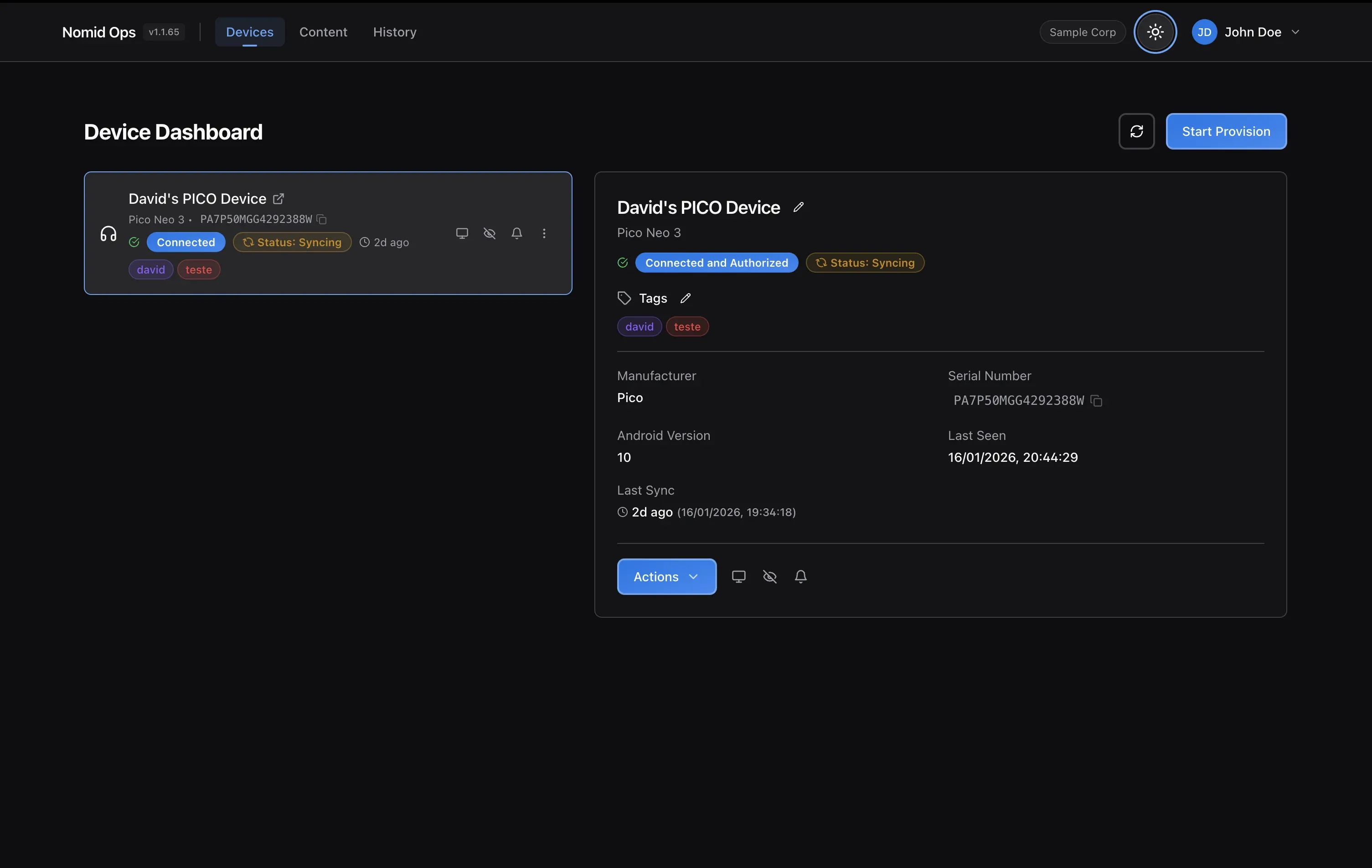 Vr Enrollment